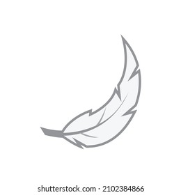 feather icon illustration vector template design