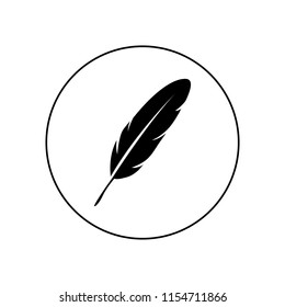 Feather icon, logo