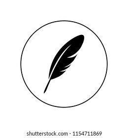 Feather icon, logo