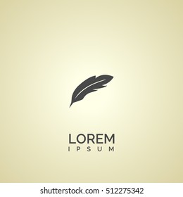 feather icon. feather logo