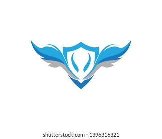 Feather icon logo design vector