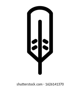 feather icon or logo isolated sign symbol vector illustration - high quality black style vector icons
