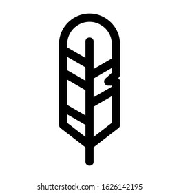 feather icon or logo isolated sign symbol vector illustration - high quality black style vector icons
