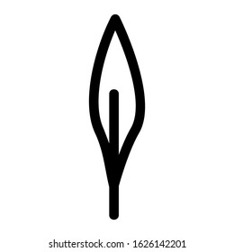 feather icon or logo isolated sign symbol vector illustration - high quality black style vector icons
