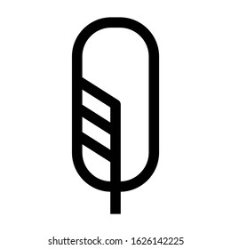 feather icon or logo isolated sign symbol vector illustration - high quality black style vector icons
