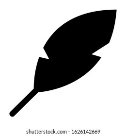 feather icon or logo isolated sign symbol vector illustration - high quality black style vector icons
