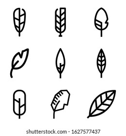 feather icon or logo isolated sign symbol vector illustration - Collection of high quality black style vector icons
