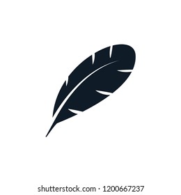 Feather icon logo template
