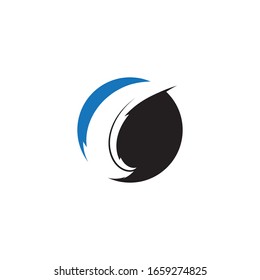 feather icon logo vector template