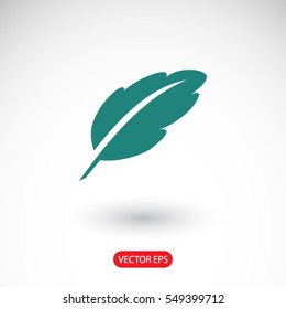 feather icon. One of set web icons