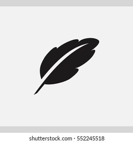 feather icon. One of set web icons