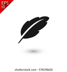 feather icon. One of set web icons