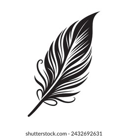 Feather icon. Feather, pen, pen design concept. pen icon vector illustration