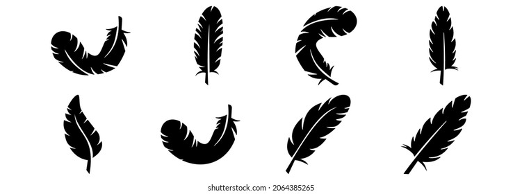 feather icon set, feather vector set
