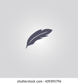 feather icon. feather sign
