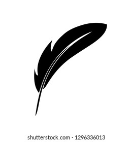 Feather icon sign – for stock vector