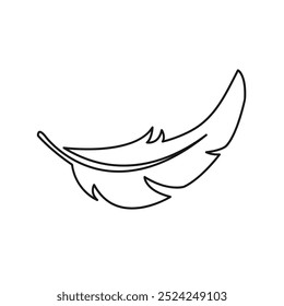 Icono de la pluma, ilustración lineal negra plana simple para el Web y el App.. eps