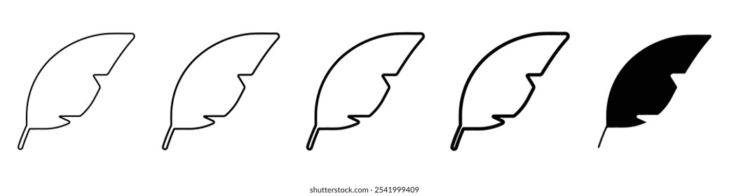 ícone de difusão Ilustração de contorno simples