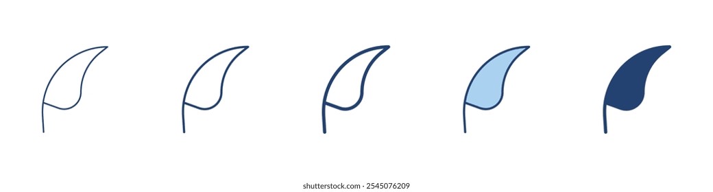 Feather icon Symbol set collection