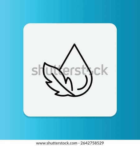 The feather icon symbolizes softness, light fabric, and allergy-friendly laundry care.	
