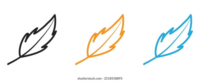 Ícone de Difusão Conjunto de ilustrações em linha fina