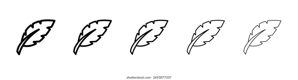 Icono de pluma Ilustración de Arte vectorial