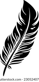 Feather icon. Feather vector. Bird Feather design.
