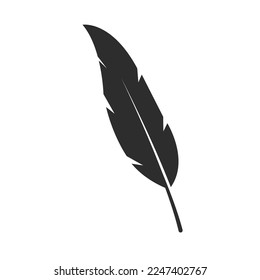 feather icon vector design illustration element template 