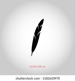 feather Icon vector, Vector EPS 10 illustration style