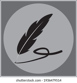 feather Icon vector, Vector EPS 10