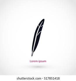 feather Icon vector, 
Vector EPS 10 illustration style