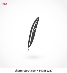 feather Icon vector, 

Vector EPS 10 illustration style