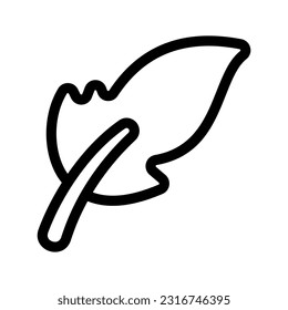 Feather Icon Vector Symbol Design Illustration