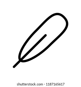 feather icon vector template