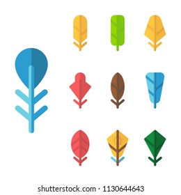 Feather icons in Flat style for any purposes. Perfect for website mobile app presentation