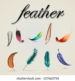 Feather Icons Set - Isolated On Gray Background - Vector Illustration, Graphic Design Editable For Your Design.