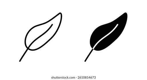 Feather icons. thin line vector icons