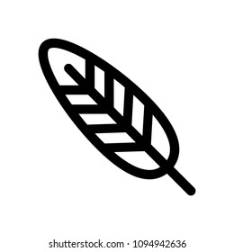 Feather icon,vector illustration. Flat design style. vector feather icon illustration isolated on White background, feather icon Eps10. feather icons graphic design vector symbols.
