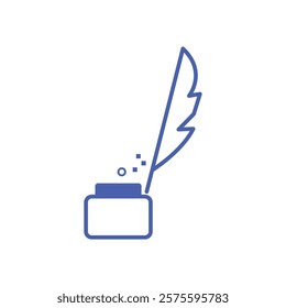 Feather illustration  vector template design