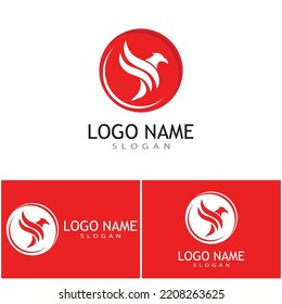 Diseño de plantilla vectorial de logotipo de ilustraciones de plumas