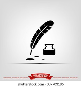 Feather Ink Icon