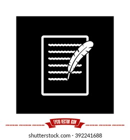 Feather Ink Icon