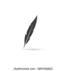 feather ink  icon illustration vector template design
