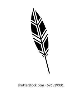 feather ink isolated icon