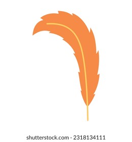 Feather item patrick day design illustration
