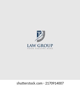 Feather Law Firm Logo, Pillar Building And  For Attorney At Law Logo, Simple And Clean Vector.