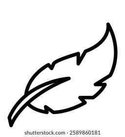 Feather Line Icon Design For Personal And Commercial Use