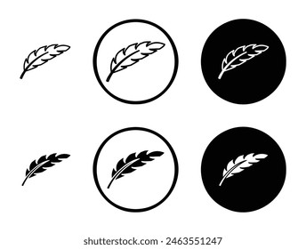 Feather line icon set. lightweight symbol. soft and smooth symbol. fluffy material sign suitable for apps and websites UI designs.