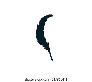 Feather Logo Stock Vector (Royalty Free) 517963441 | Shutterstock