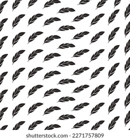 Diseño de ilustración de fondo del logotipo Feather